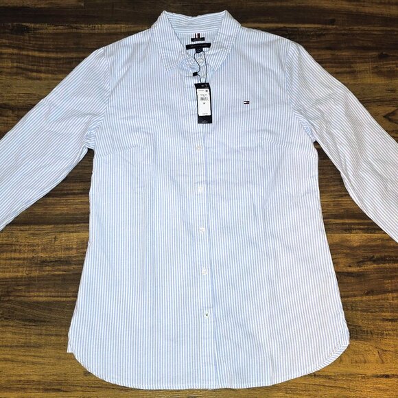 Tommy Hilfiger Tops - Tommy Hilfiger Womens Classic Button-down-shirt